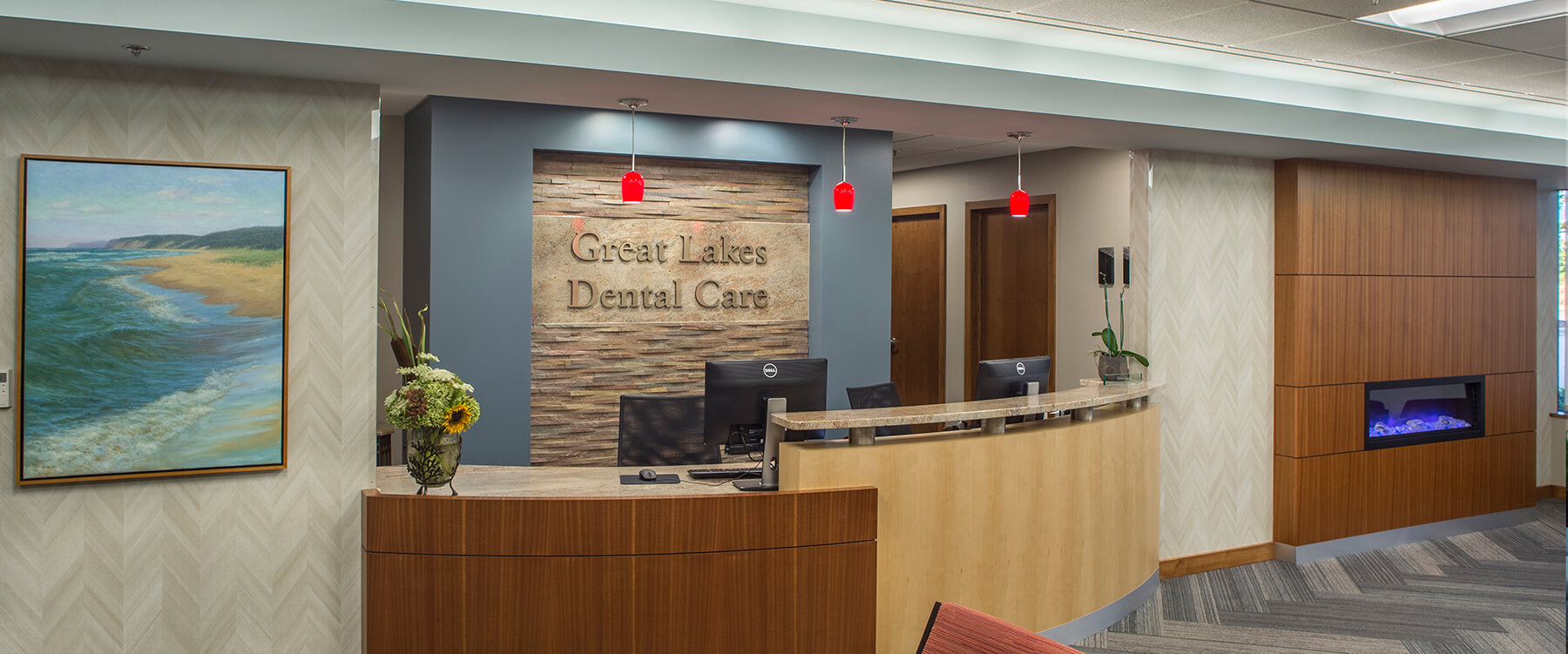 Great Lakes Dental front Desk